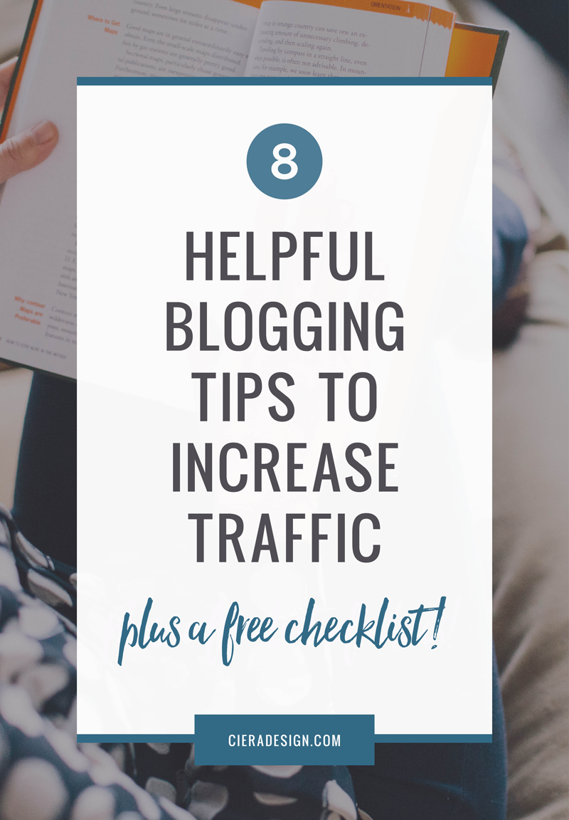 Try these blogging tips to grow your traffic and get more readers. A blogging tutorial (plus FREE checklist) to get noticed online for all blogging beginners.