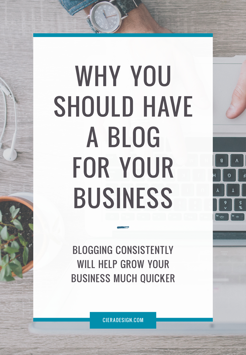 Blogging consistently will help grow your business much quicker