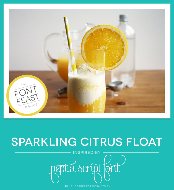 sparkling citrus float