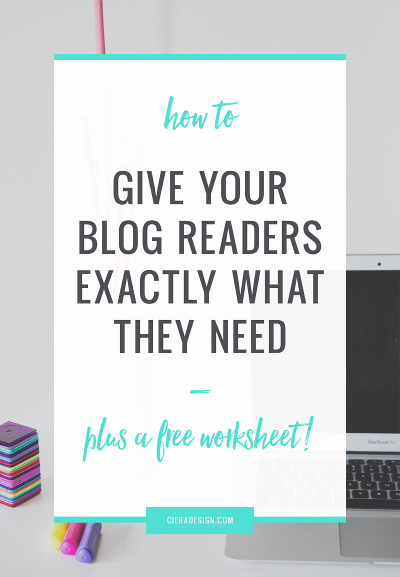 We’re all looking for better ways to connect with our readers in hopes that they come back and read your blog on a regular basis or buy something from you at some point, right? Lucky for us, there’s a trick to giving them exactly what they’re looking for. Click through for the two-step process and a free worksheet!