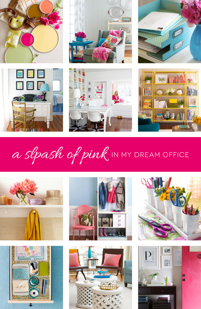 A Splash of Pink in My Dream Office