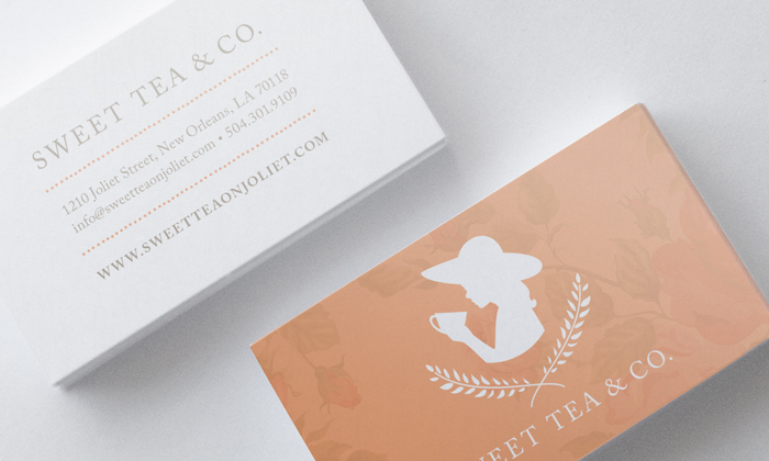 Sweet Tea Business Card Front and Back