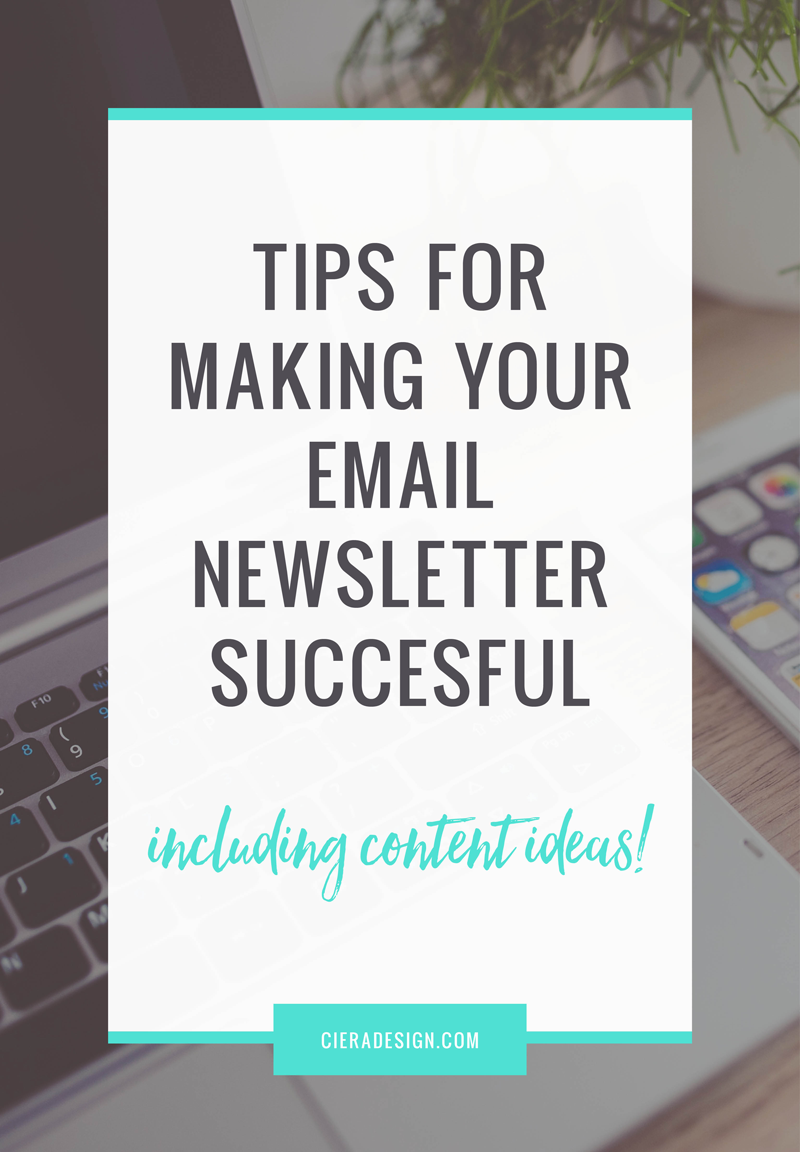 An email newsletter is a tricky thing when you own a small business. While having an email list and sending out emails on a regular basis keeps you top of mind to your subscribers, knowing what you should send out and how frequently is a question that many small business owners struggle with. Click through to get some tips and content ideas!