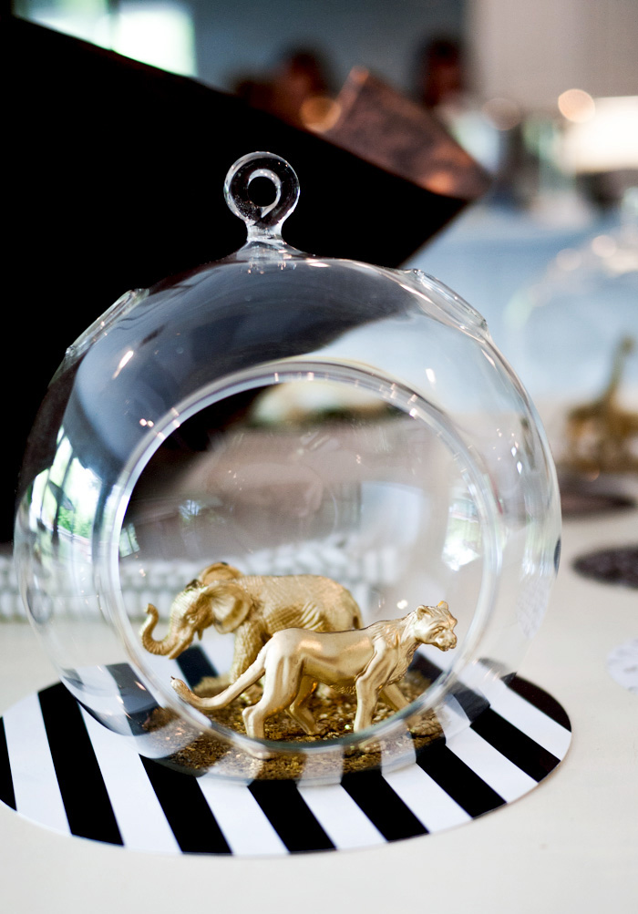 DIY Gold Toy Animal Globes 2