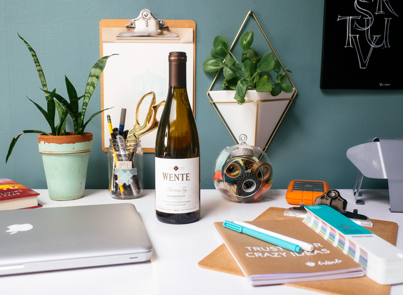 reward yourself when you hit certain goals. This could be as simple as a glass of wine as you wrap up your work day 