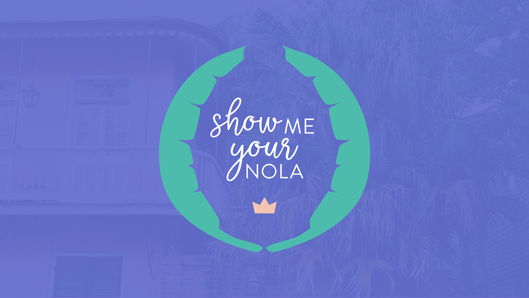 a clean, simple and chic logo that also expresses the fun, whimsy and magic of New Orleans