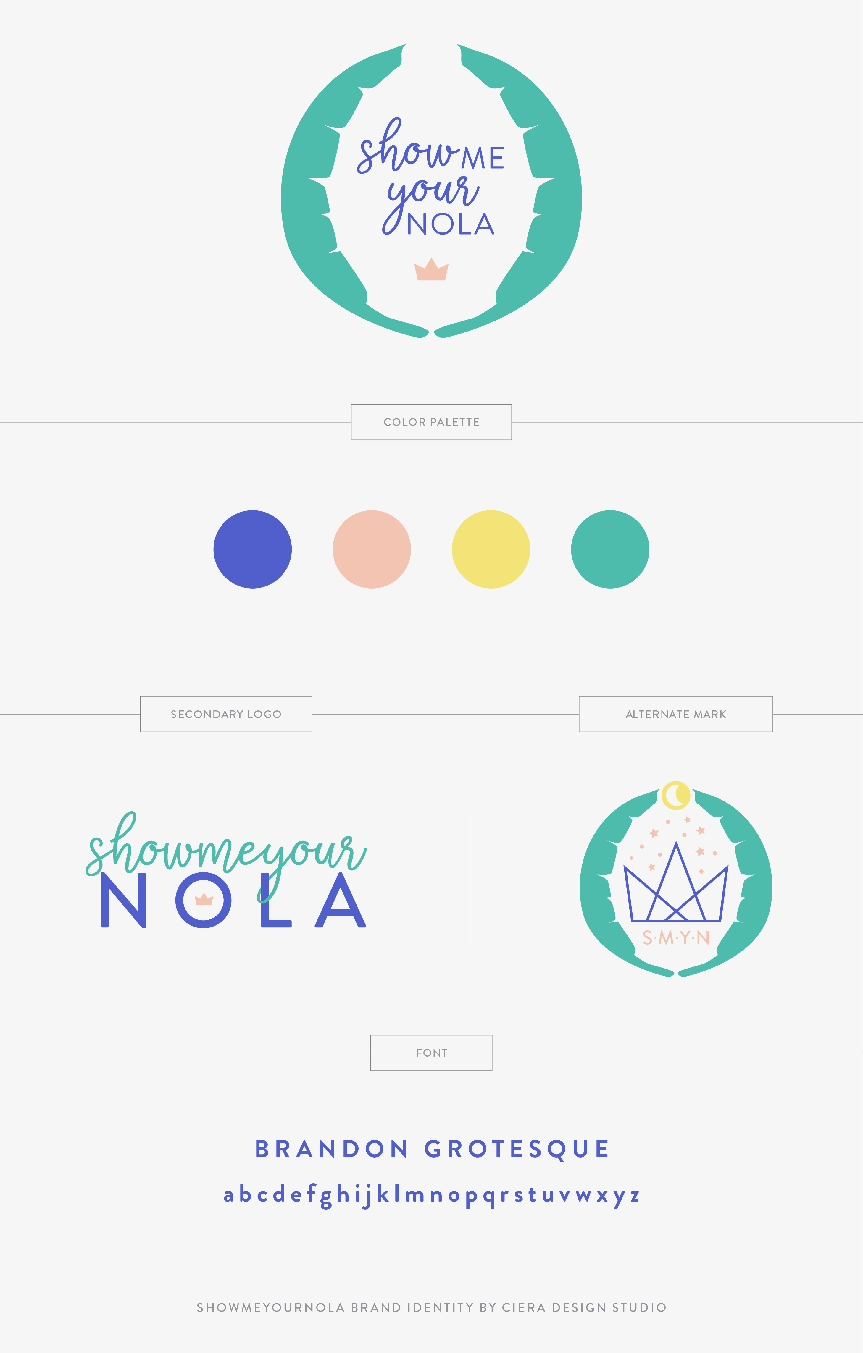 We created a clean, simple and chic logo that also expresses the fun, whimsy and magic of New Orleans. The brand identity is friendly and joyful while also showing the expertise, reliability and authenticity of founder Danielle Granger Nava. The brand image targets Millennial women, professionals, entrepreneurs and lovers of food & travel. Ciera Design Studio has been helping creative businesses stand out and exceed their biggest goals through strategic design & branding since 2010.